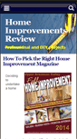 Mobile Screenshot of homeimprovementsreview.com